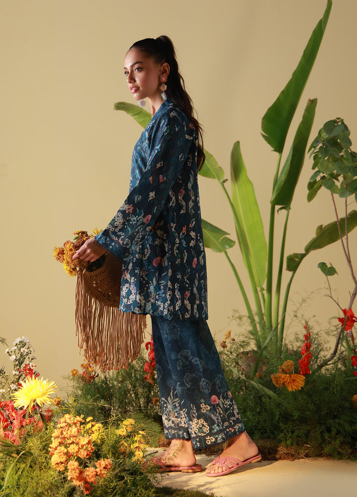 Sahar Unstitched Printed Cambric 2 Piece Suit SS1-26-26 Twilight Botanica - Summer Collection