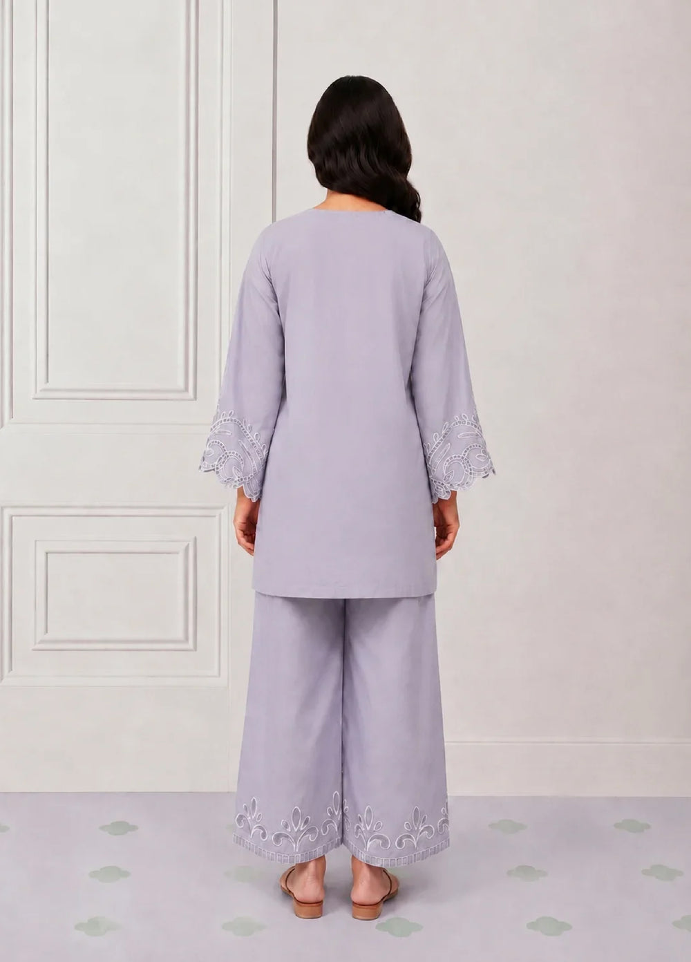 Scherezade Women RTW Embroidered Lawn Cotton 3 Piece Suit LILLY - Casual Collection
