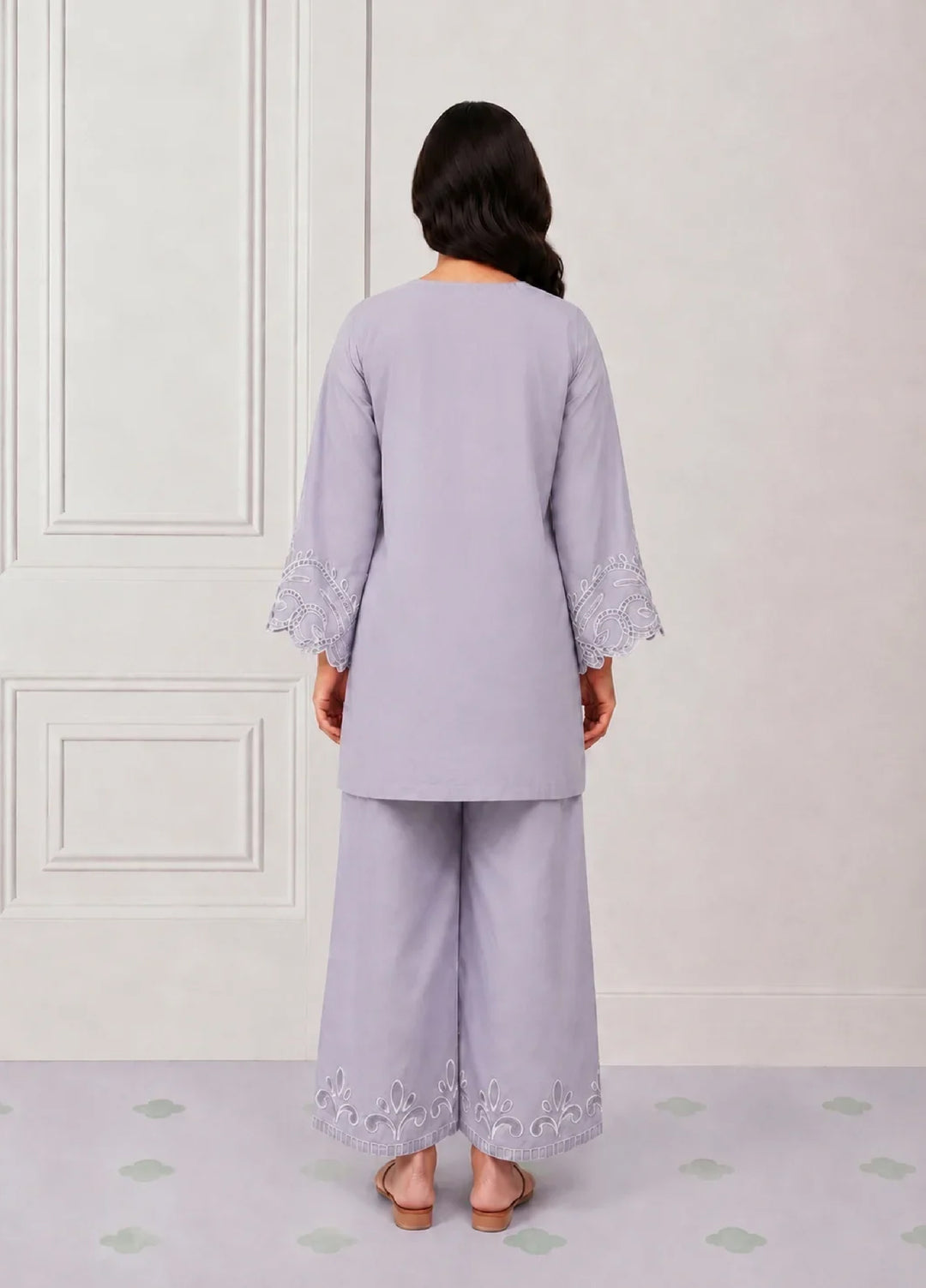 Scherezade Women RTW Embroidered Lawn Cotton 3 Piece Suit LILLY - Casual Collection