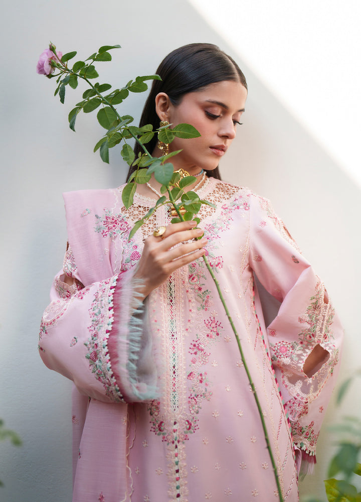 Heritage Dore by Bin Ilyas Unstitched Embroidered Lawn 3 Piece Suit BI26UHD 17-6B - Summer Collection