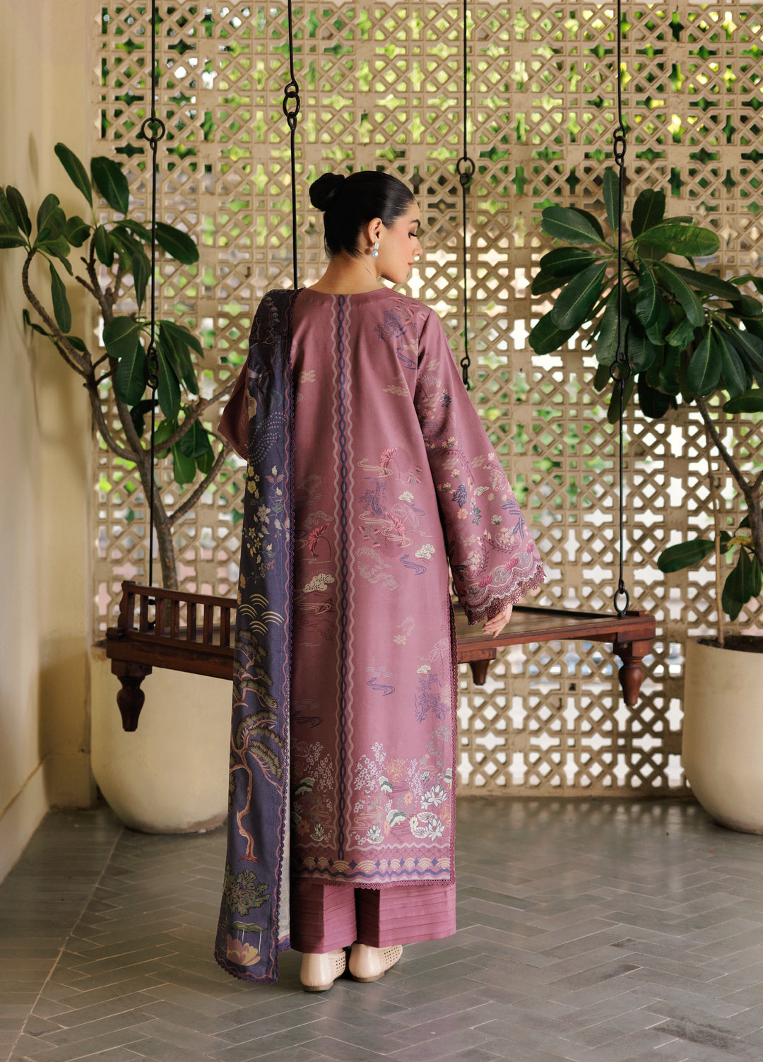 Zync by Florent Whispers Unstitched Embroidered Modal 3 Piece FL25WW FL-9A - Winter Collection