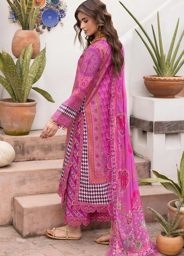 Andaaz by Charizma Unstitched Embroidered Lawn 3 Piece Suit CHR26UAL CAD6-09 - Summer Collection