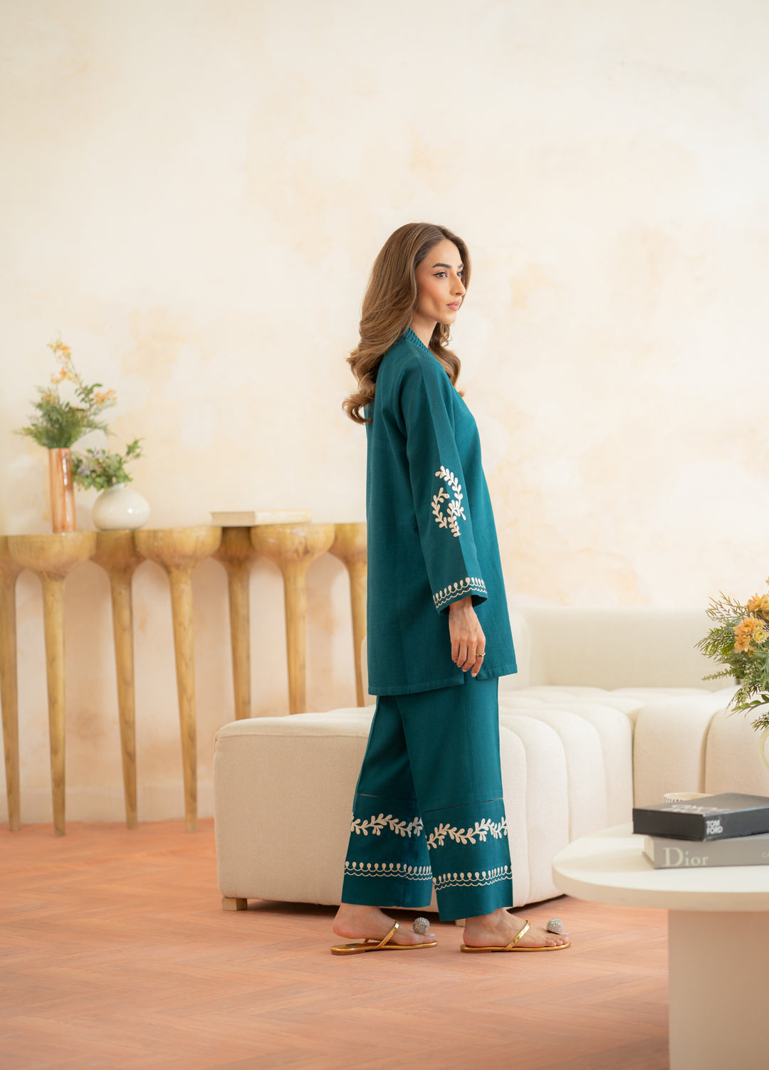 Pret Essentials by Sahar Pret Embroidered Dobby Jacquard 2 Piece SSED-ZH-V2-02 - Winter Collection