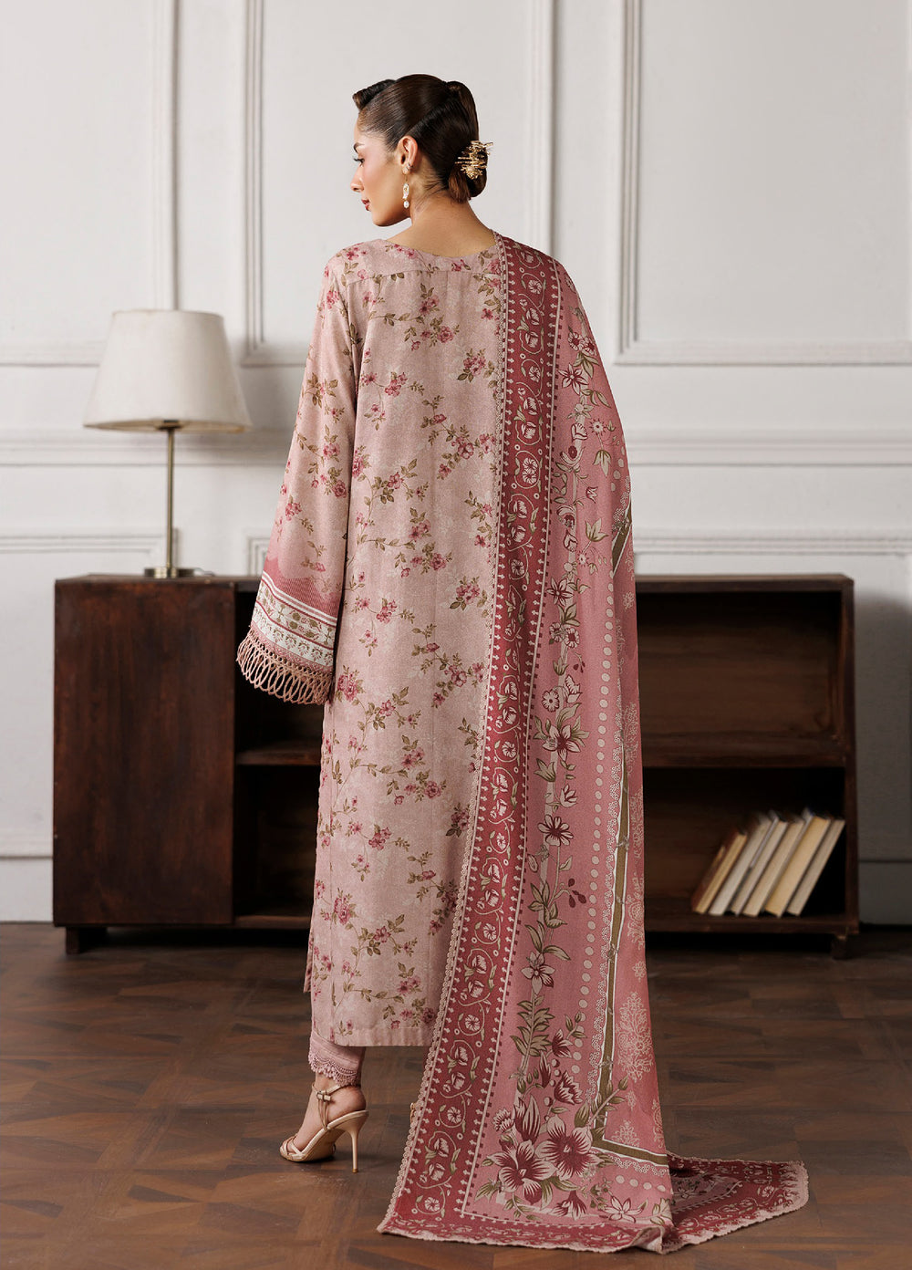 Kaya by Daria Unstitched Embroidered Karandi 3 Piece Suit DN26UKK DA-126 - Casual Collection