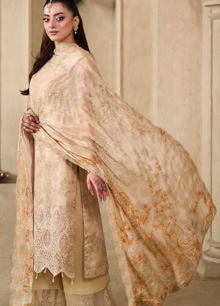 Applique Kari by Al Zohaib Unstitched Embroidered Lawn 3 Piece Suit AZ26AVI D-01 - Summer Collection