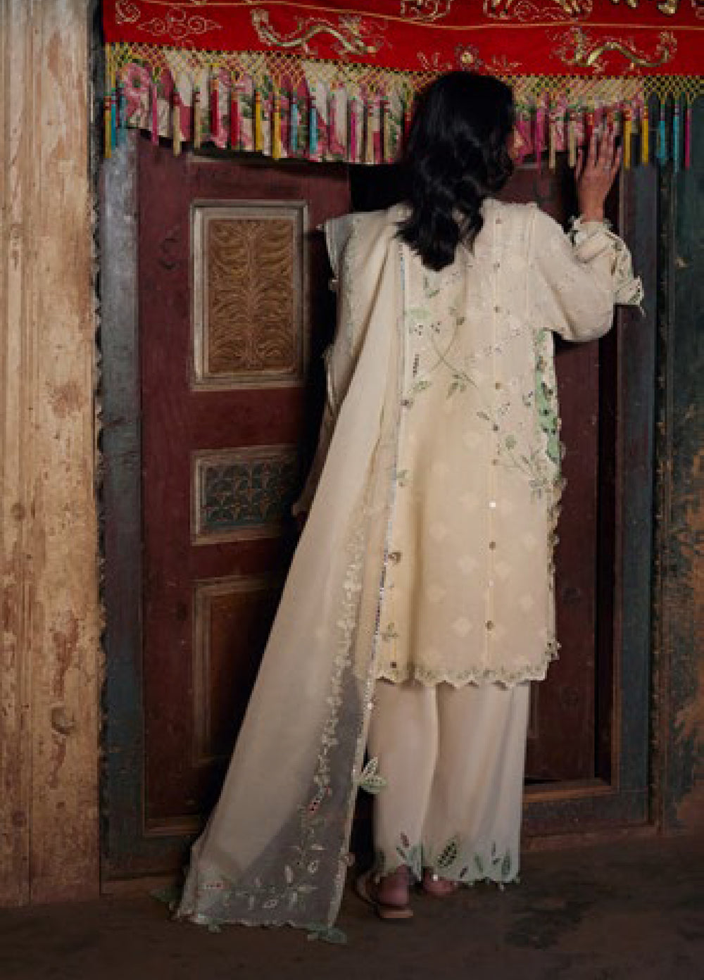 Meili by Zaha Unstitched Embroidered Lawn 3 Piece Suit ZK26UML ZL26-05A - Festive Collection