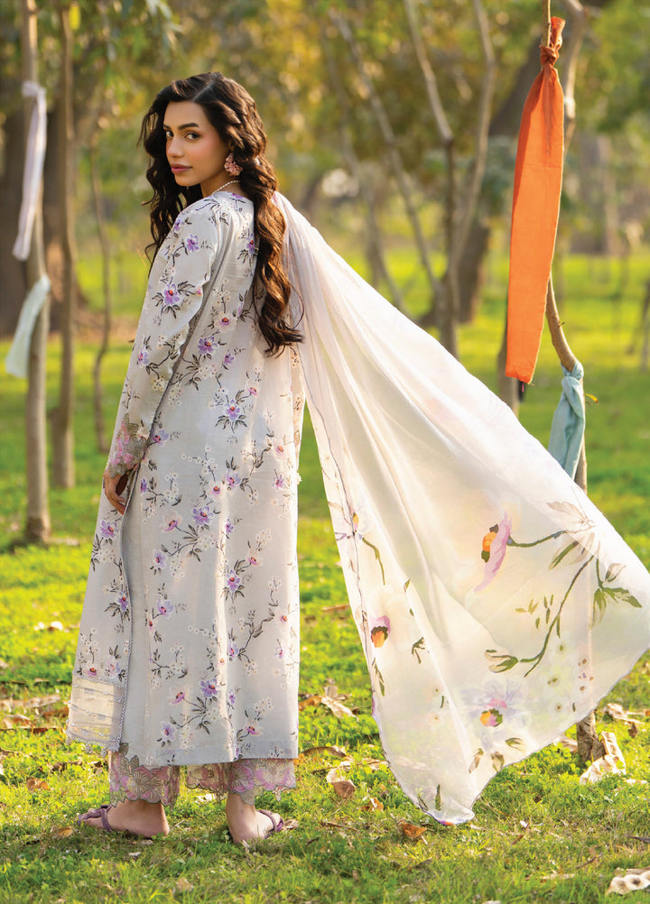 Eden Garden by Humdum Unstitched Embroidered Lawn 3 Piece Suit HB26UED D-02 - Summer Collection