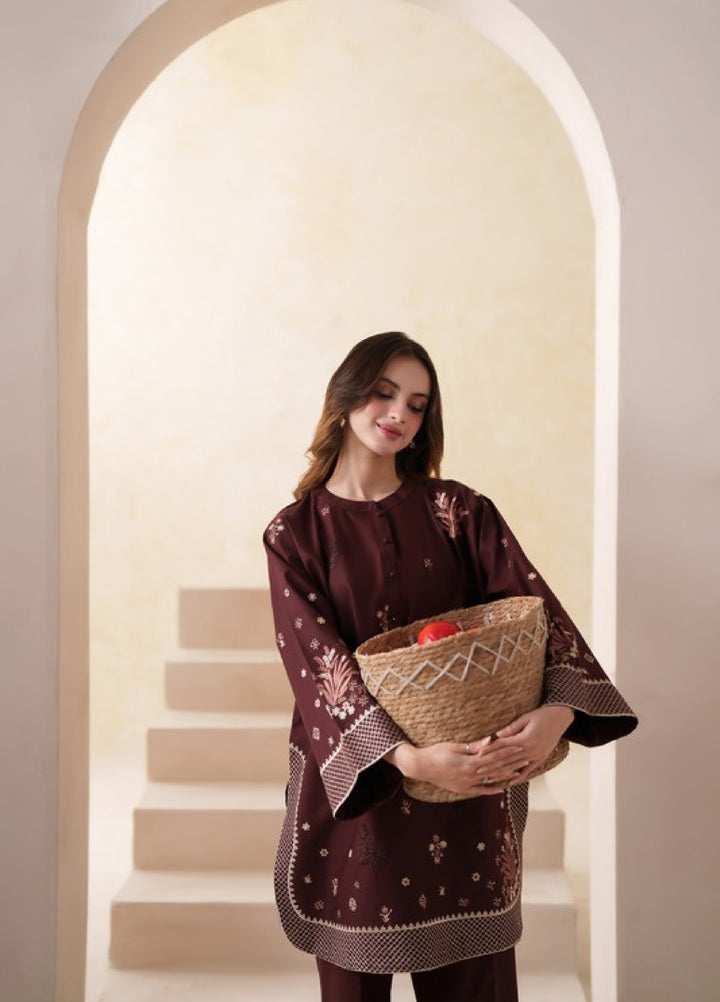 Neeshay Women RTW Embroidered Lawn 2 Piece Suit NSH26RL SB-17 - Casual Collection
