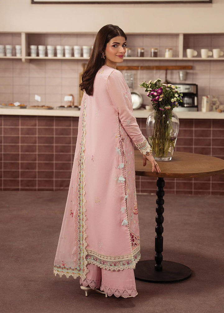 Brewed by Ayzel Unstitched Embroidered Paper Cotton 3 Piece Suit AAF26UBL Caramelia ZWU-0141-3PO - Festive Collection