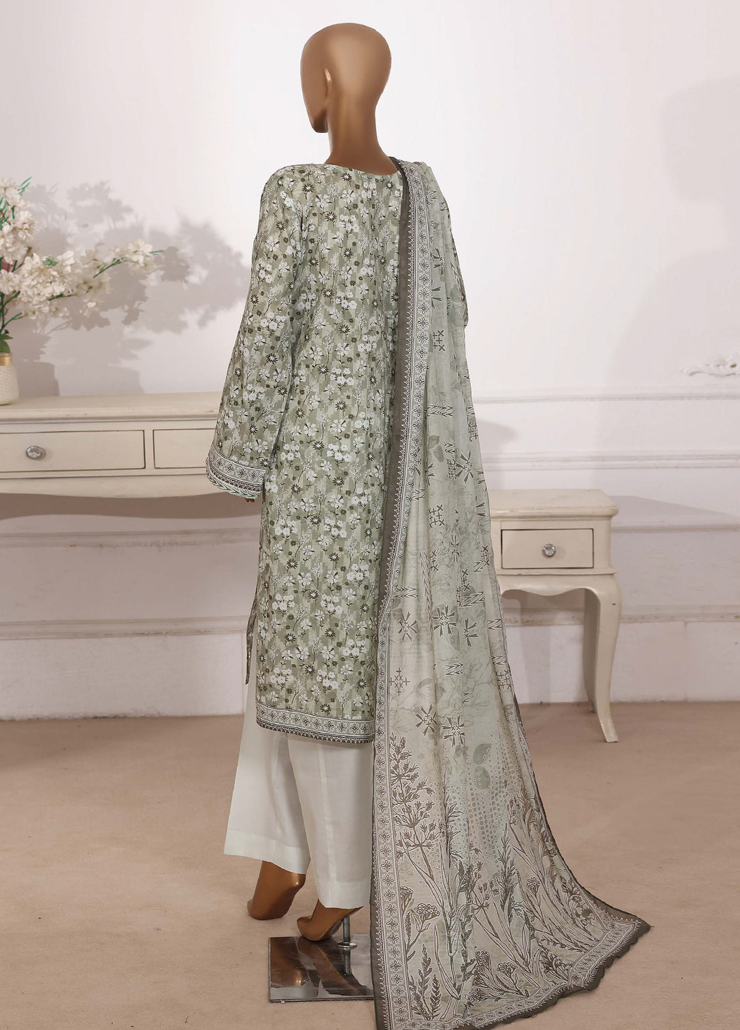 Hz Textiles RTW Cutwork Kari Printed Lawn 3 Piece Suit HZ26ULC CPE-3P-020 - Summer Collection