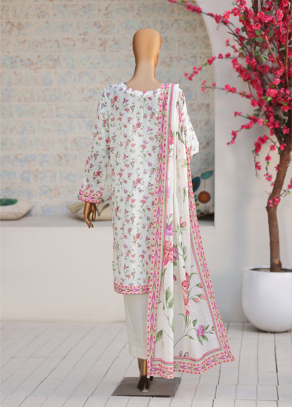 Nayab by HZ Textiles Unstitched Printed Cotton Lawn 3 Piece Suit HZ28UN NPC-04 - Casual Collection
