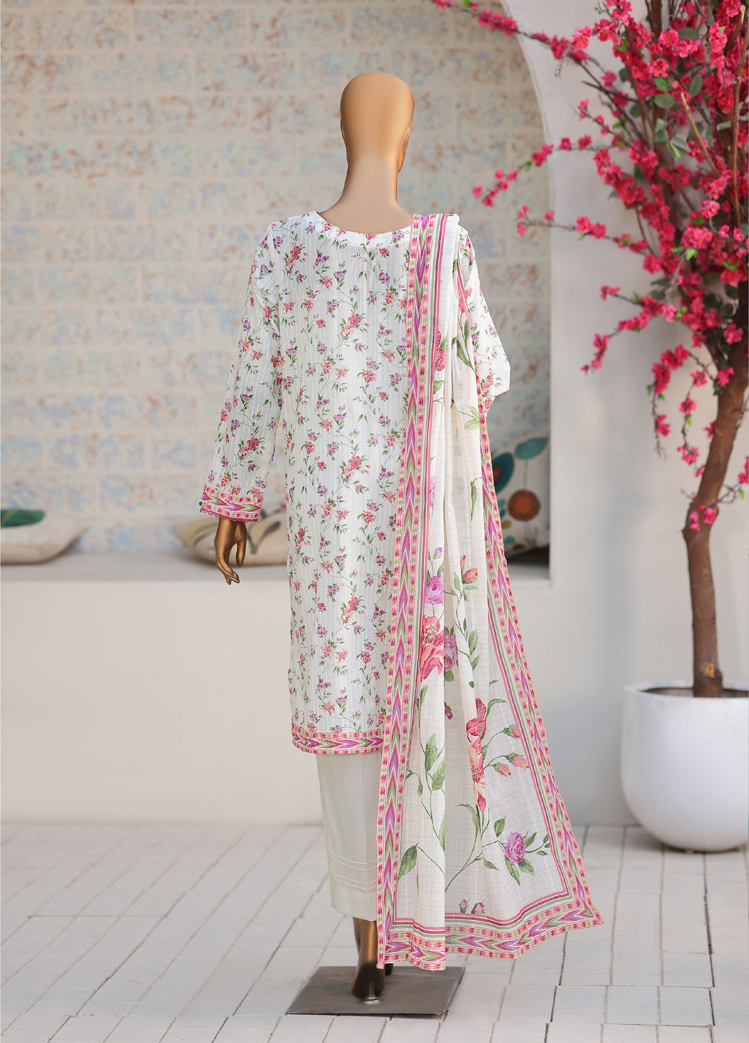 Nayab by HZ Textiles Unstitched Printed Cotton Lawn 3 Piece Suit HZ28UN NPC-04 - Casual Collection