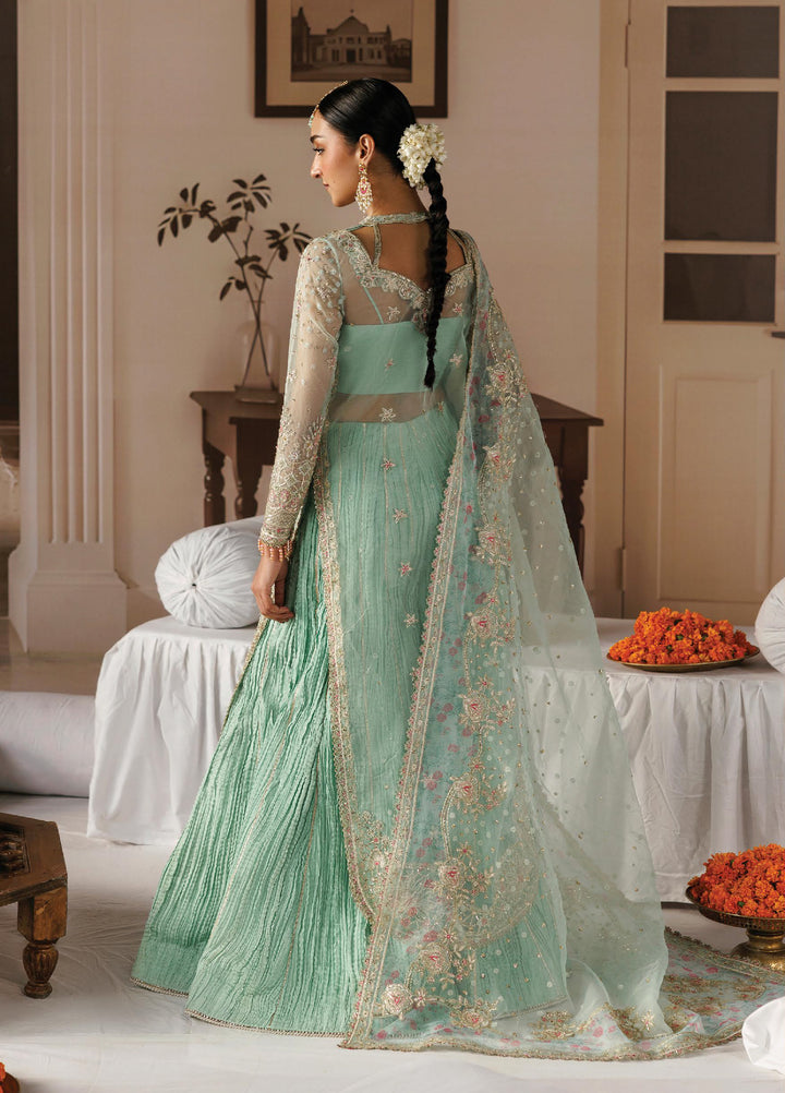 Shehnai by Afrozeh Unstitched Hand work Organza 3 Piece Suit AF26USW Dastoor AFR-0158 - Wedding Collection