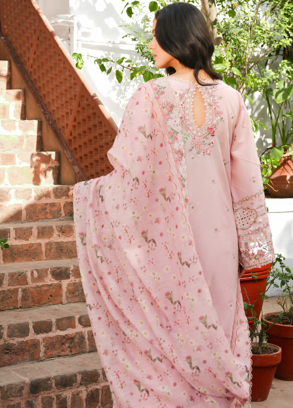 Ek Fasana by Kahf Premium Unstitched Embroidered Luxury Lawn 3 Piece Suit KHF26UFL KLB-3A DILNASHEEN - Festive Collection