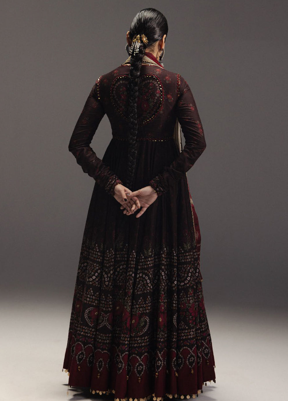 Anarkali by Zara Shahjahan Unstitched Embroidered Lawn 3 Piece Suit ZS26UAL D-07 ZARMEEN - Eid Collection