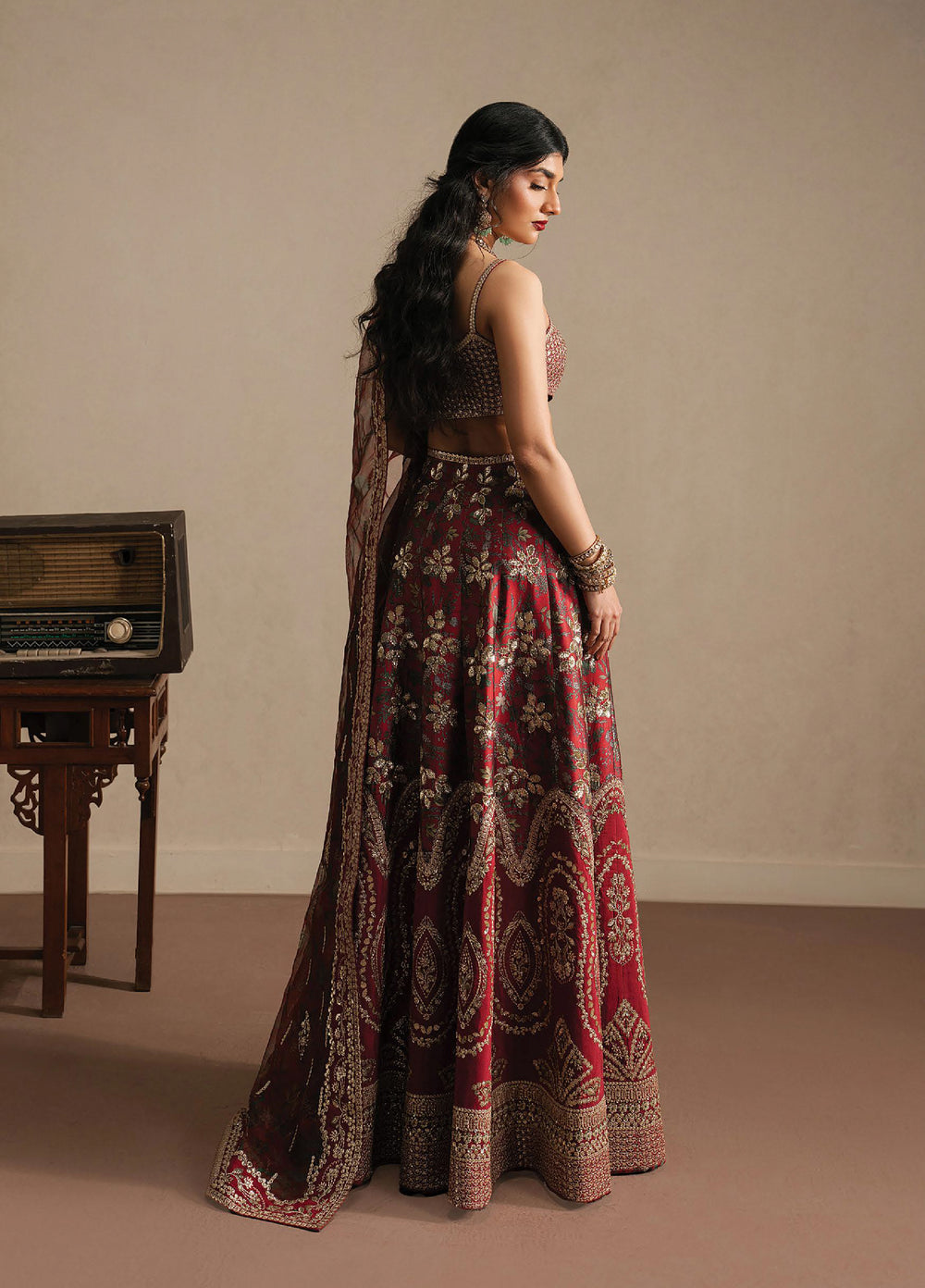 Qurbat by Ayzel Unstitched Embroidered Silk 3 Piece Suit AAF26UQ D-6 Taaruf - Festive Collection