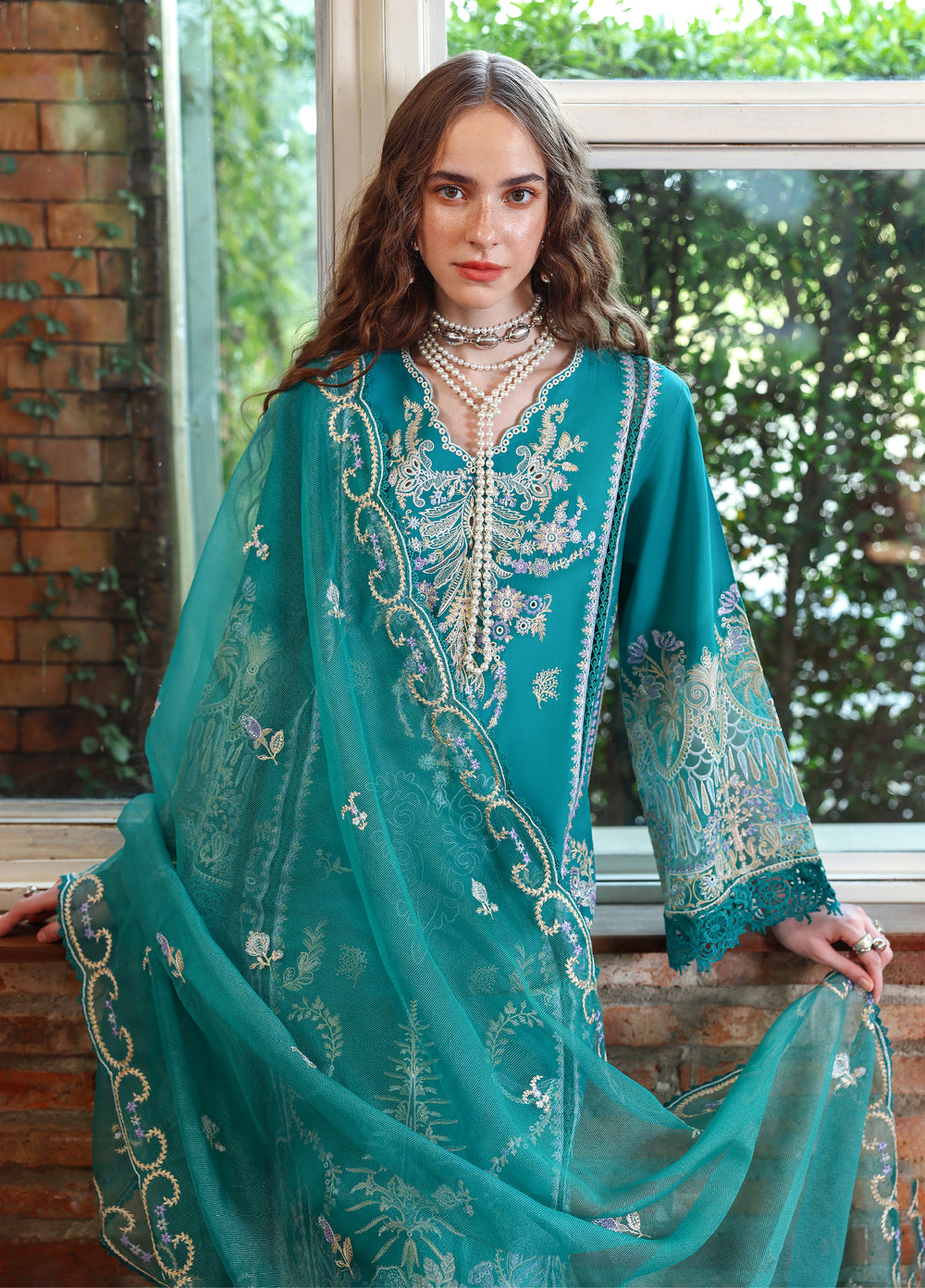 Belle Saison by Esmel Unstitched Embroidered Lawn 3 Piece Suit EML26ULB Mirelle EUNSS260203 - Festive Collection