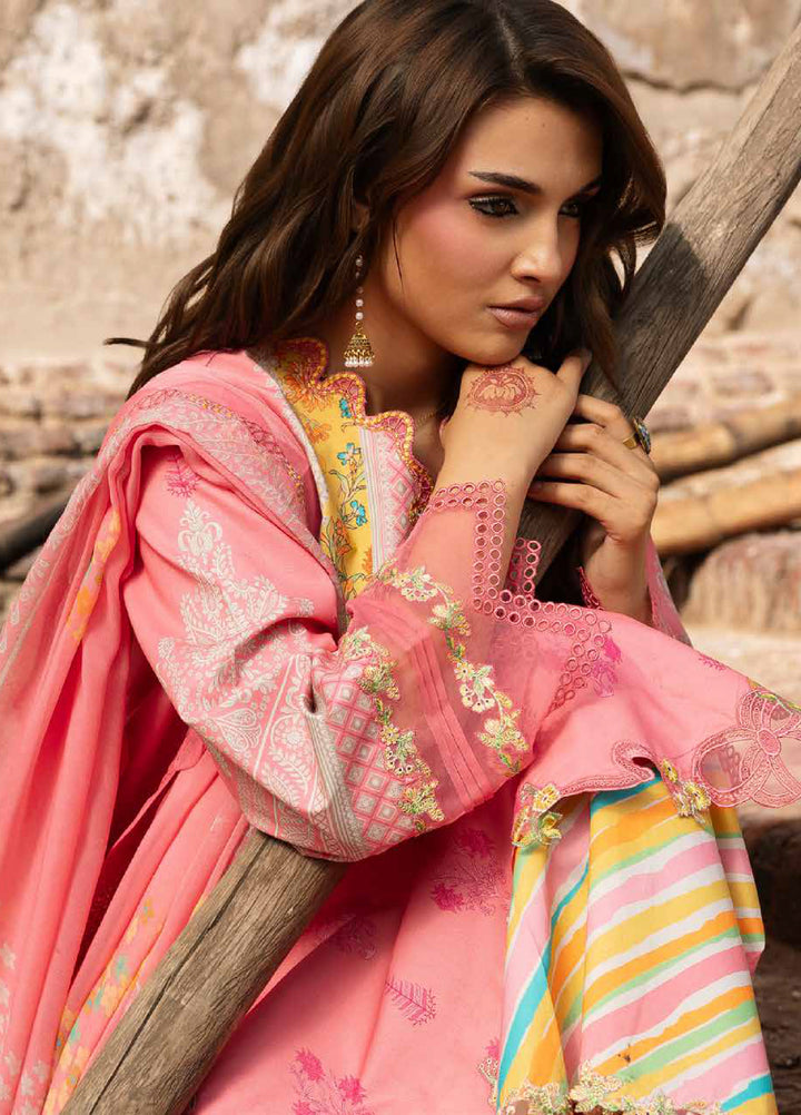 Chunri by Charizma Unstitched Embroidered Lawn 3 Piece Suit CHR26UCL CHN6-08 - Summer Collection