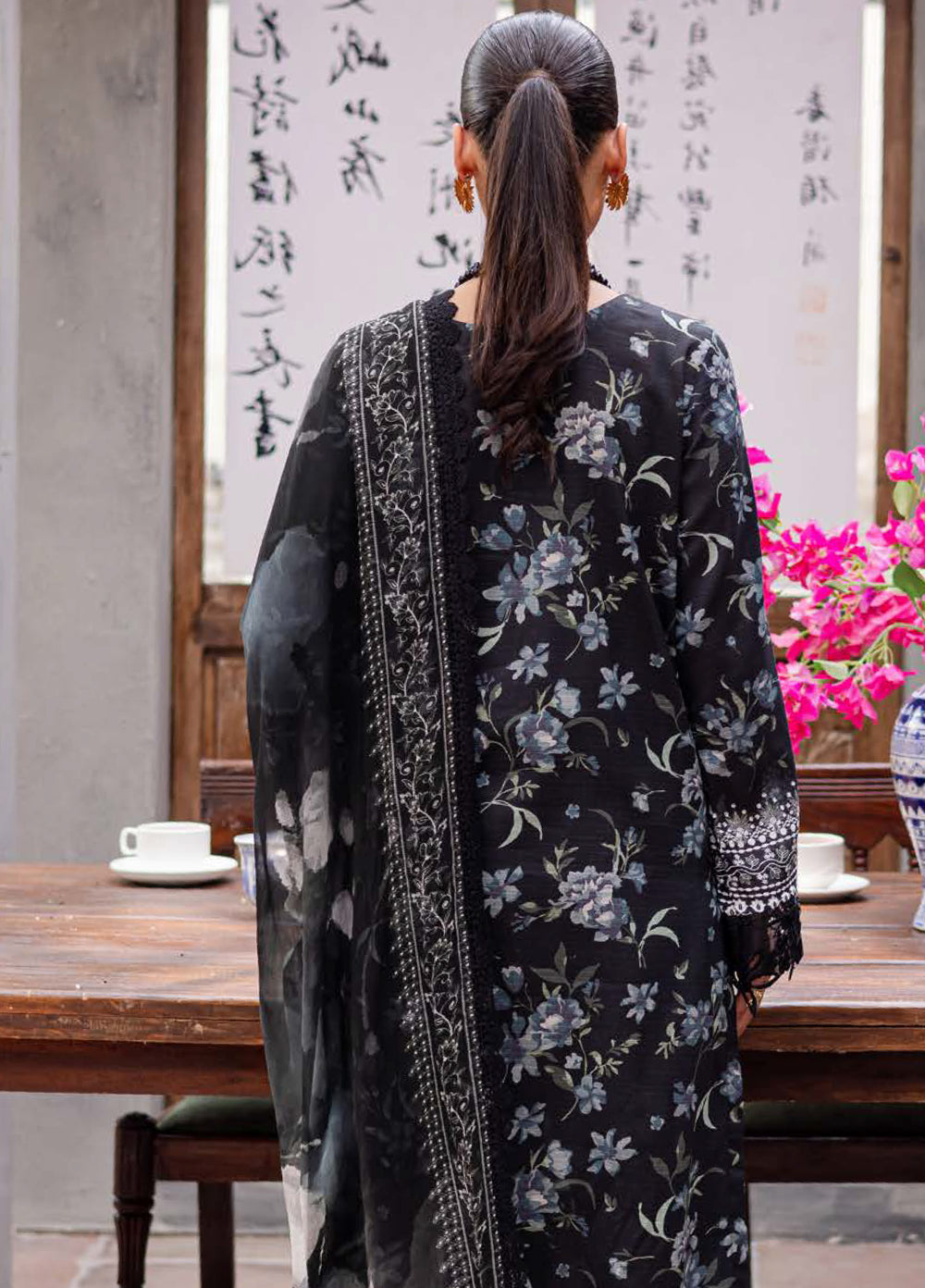 Bloom by Nureh Unstitched Embroidered Lawn 3 Piece Suit NU26UBL BL-11 - Festive Collection