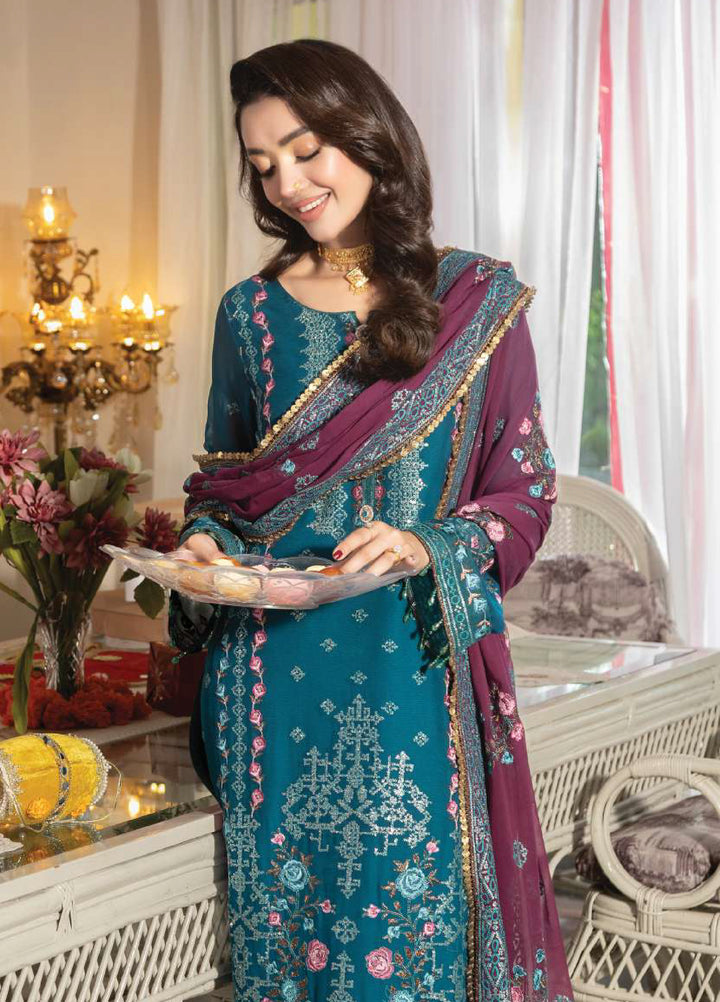 Shagun by Imrozia Premium Women 3 Piece Chiffon Suit M-110 Hinaaya - Festive Collection