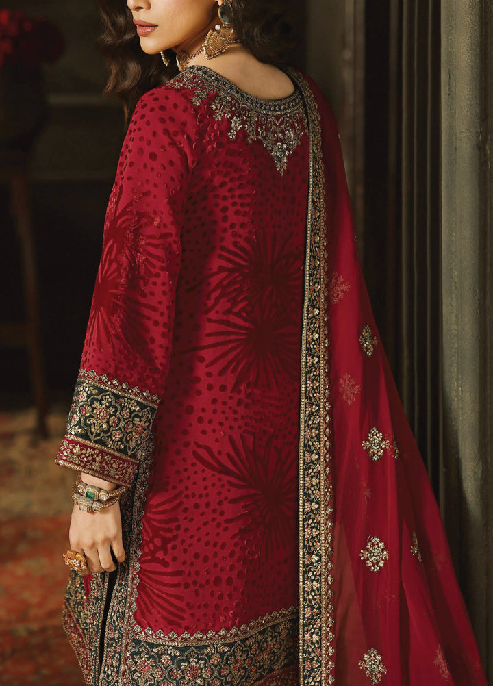 Signora by Charizma Unstitched Velvet Embroidered Suits 3 Piece CRZ25SV CVT5-10 - Festive Collection