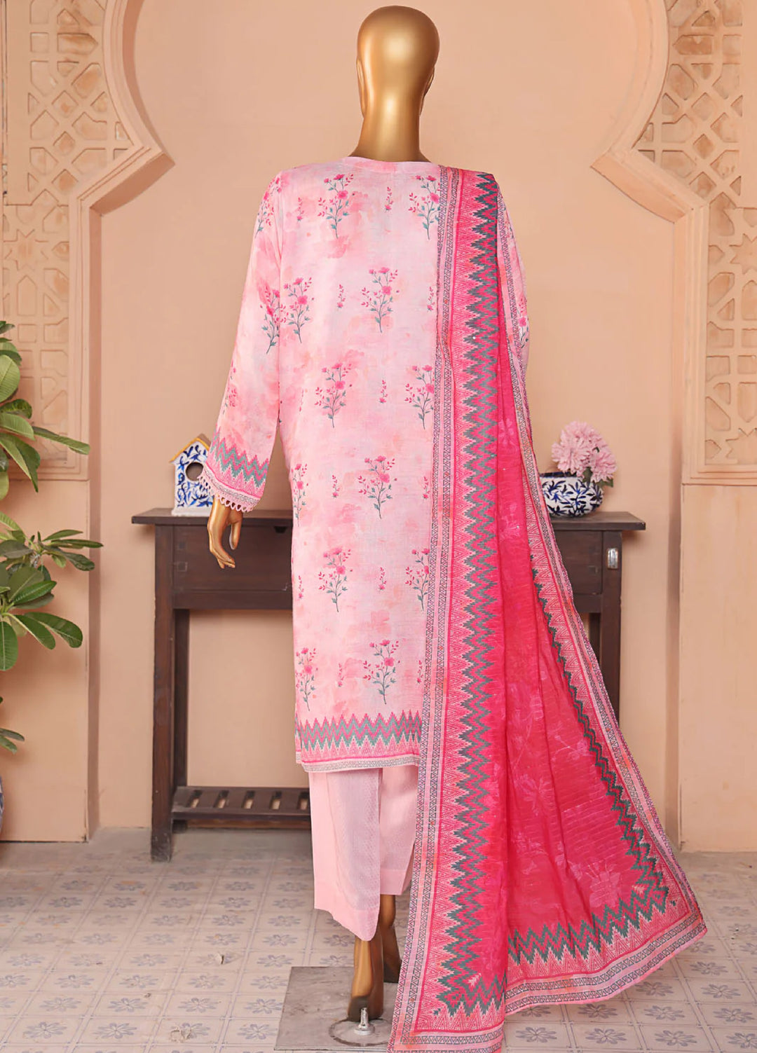 Vogue by Hz Textiles Embroidered Viscose Suits Unstitched 3 Piece VFC-1329 - Winter Collection