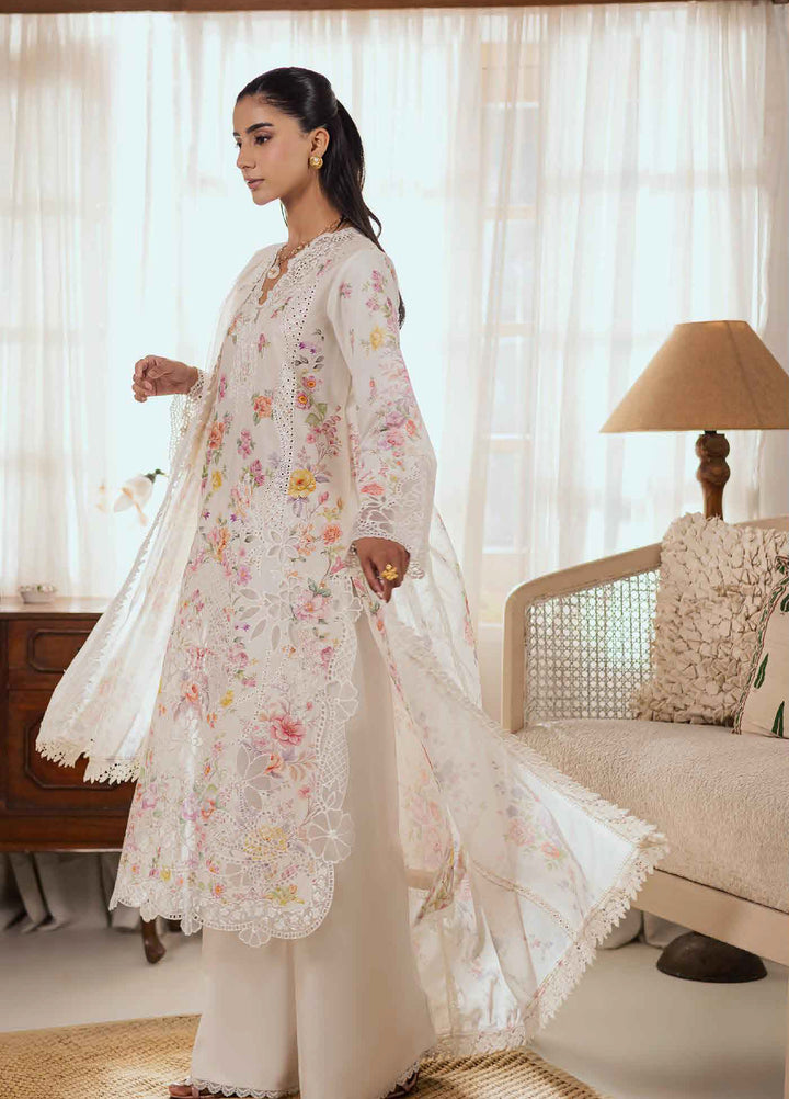 Selene by RajBari Unstitched Embroidered Lawn 3 Piece Suit RB26USL Aura - Festive Collection