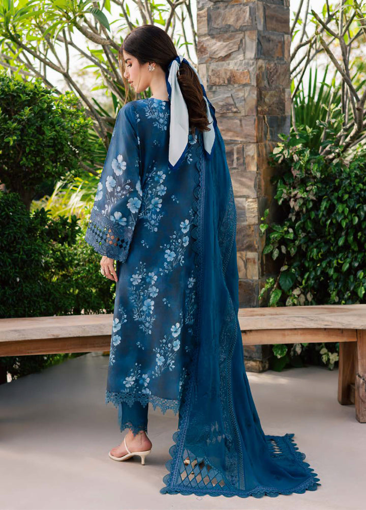 Lily May by Nureh Unstitched Embroidered Lawn 4 Piece Suit NU26ULL NE-260 - Eid Collection