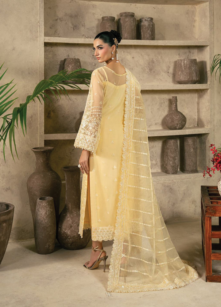 Azira by Gulaal Unstitched Luxury Embroidered Organza 3 peice GL25AF LFU-05 Aureva - Formals Collection