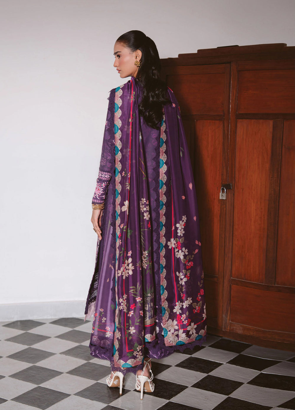 Serein by Ayzel Unstitched Embroidered Lawn 3 Piece Suit AAF26USL Islune - Eid Collection