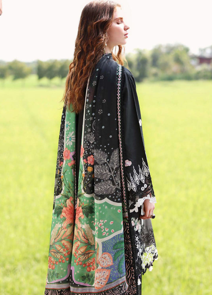 The Secret Garden by Mushq Unstitched Embroidered Lawn 3 Piece Suit MU26ULSG Nightshade Bloom HUNSS260209 - Festive Collection