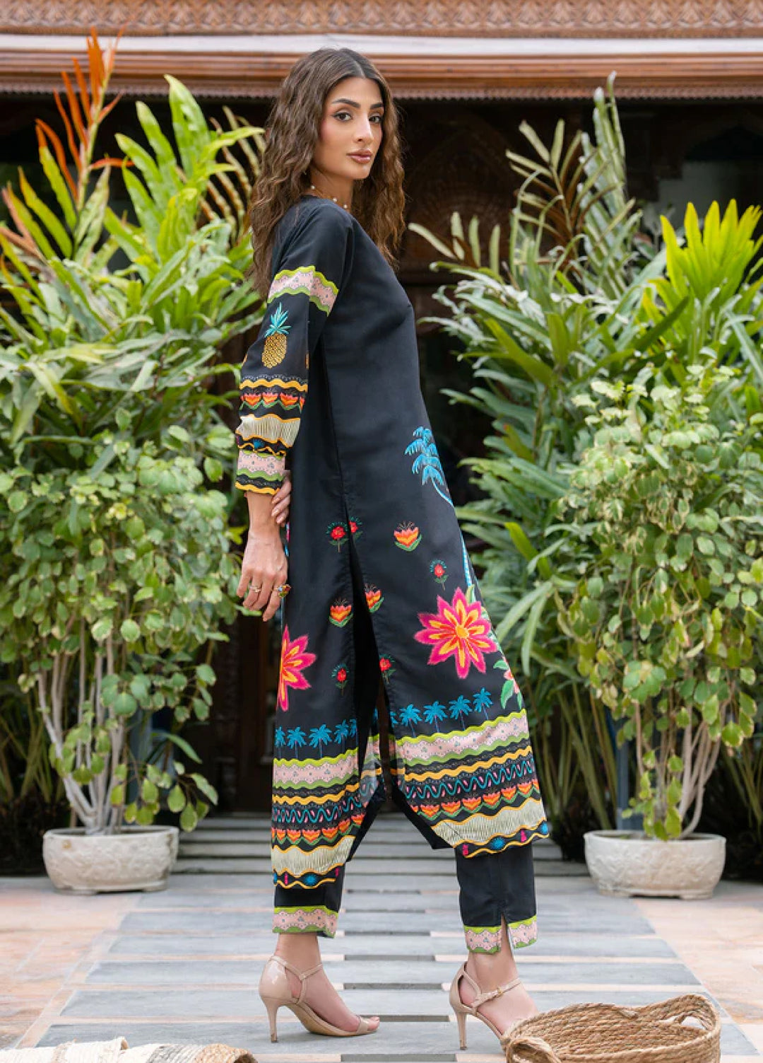 Nairah Women Pret Printed Arabic Lawn Suit NAH26PN Mistique - Spring Collection