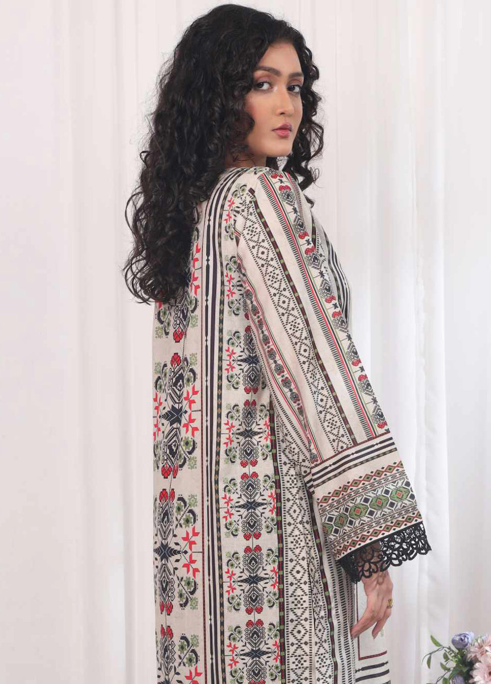 Kamyab Kurti by Rashid Textiles Unstitched Printed Lawn 1 Piece Suit RT26ULK 8751 - Casual Collection