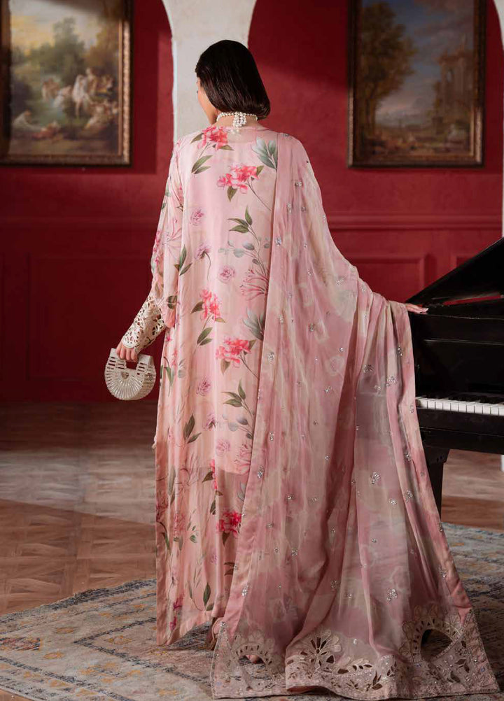 Amaya by Nureh Unstitched Embroidered Chiffon 4 Piece Suit NU26UCA AM-38 - Festive Collection