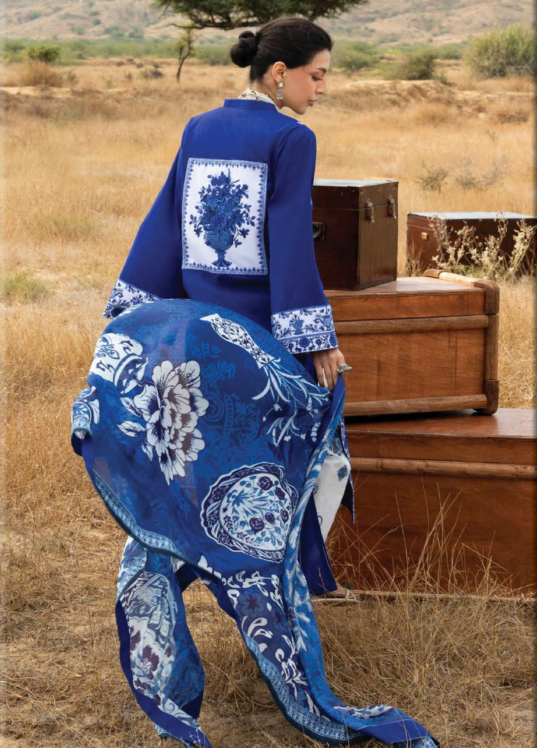 Zainab Chottani Unstitched Embroidered Luxury Lawn 3 Piece Suit ZC26ULZ D-16 VEYRA - Summer Collection