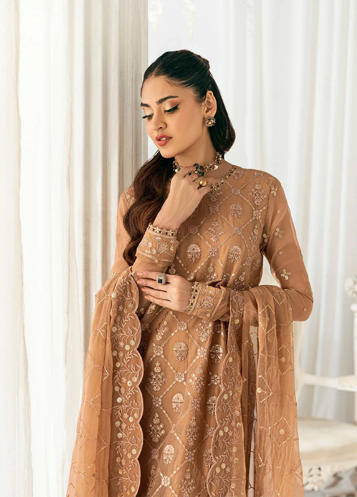 Signature by Salitex Embroidered Chiffon Suits Unstitched 3 Piece SUNS7CH036UT - Summer Collection
