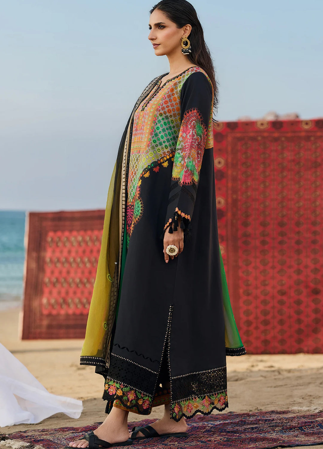 Swiss Miss by Charizma Unstitched Embroidered Swiss Voil 3 Piece Suit CHR26USM CSM6-04 - Summer Collection