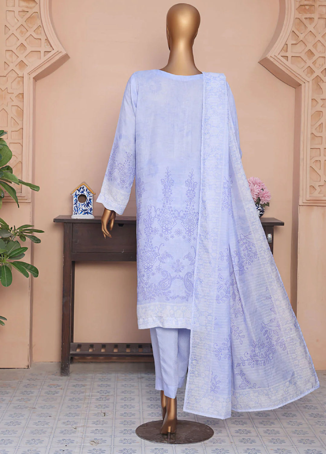Vogue by Hz Textiles Embroidered Viscose Suits Unstitched 3 Piece VFC-1332 - Winter Collection