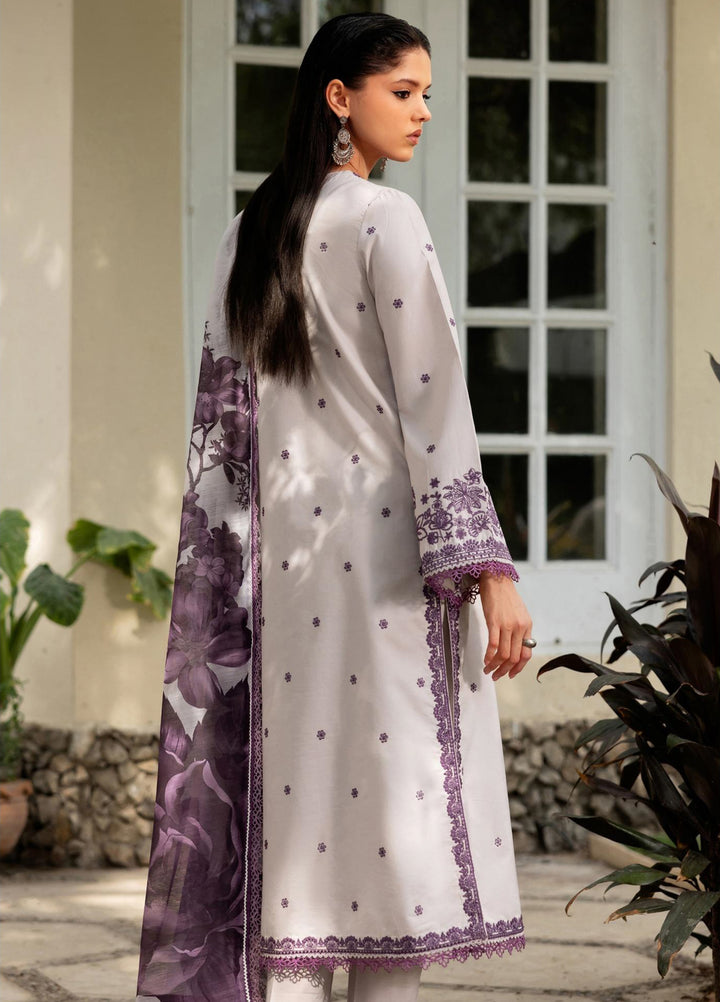 Zarif Unstitched Embroidered Lawn 3 Piece Suit ZR26ULF GIANNA 06 - Festive Collection