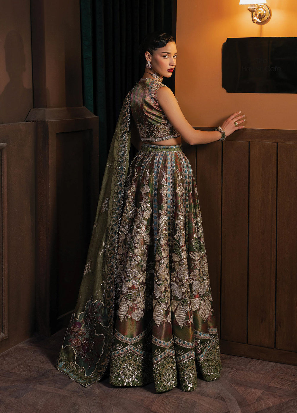 Hayat by Afrozeh Unstitched Zari Embroidered Suits 3 Piece AF25HU AFH-25-10 MAHSIL - Festive Collection