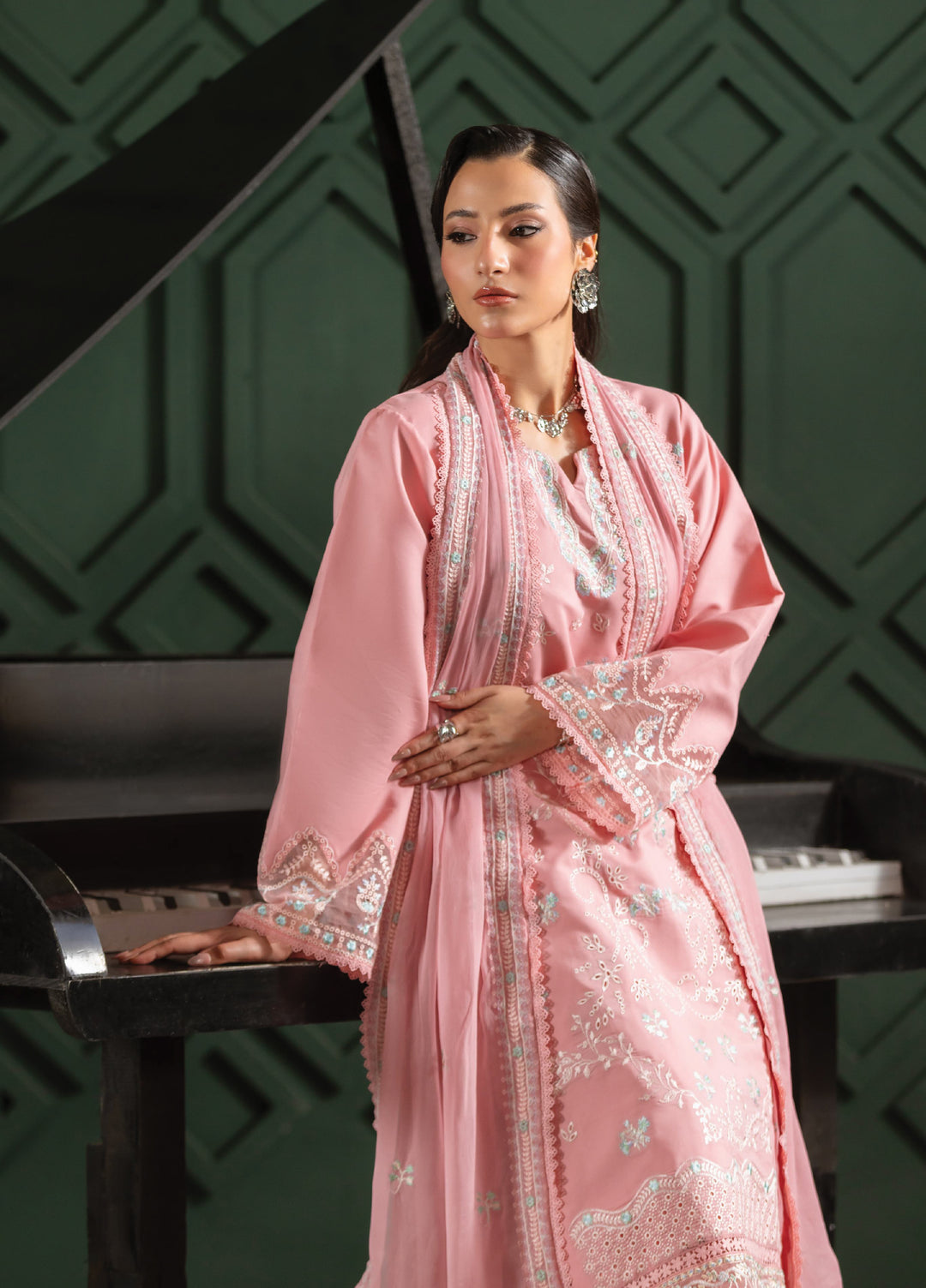 Noore by Ayleen Unstitched Embroidered Lawn 3 Piece Suit AY26ULN Uroosa - Eid Collection