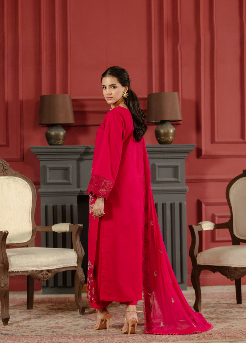 Noore by Ayleen Unstitched Embroidered Lawn 3 Piece Suit AY26ULN Zoya - Eid Collection