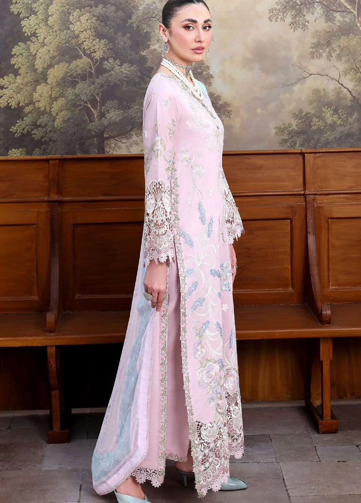 Floral Reverie by Roheenaz Unstitched Embroidered Lawn 3 Piece Suit RN26UFRL PETAL BLOOM - Festive Collection