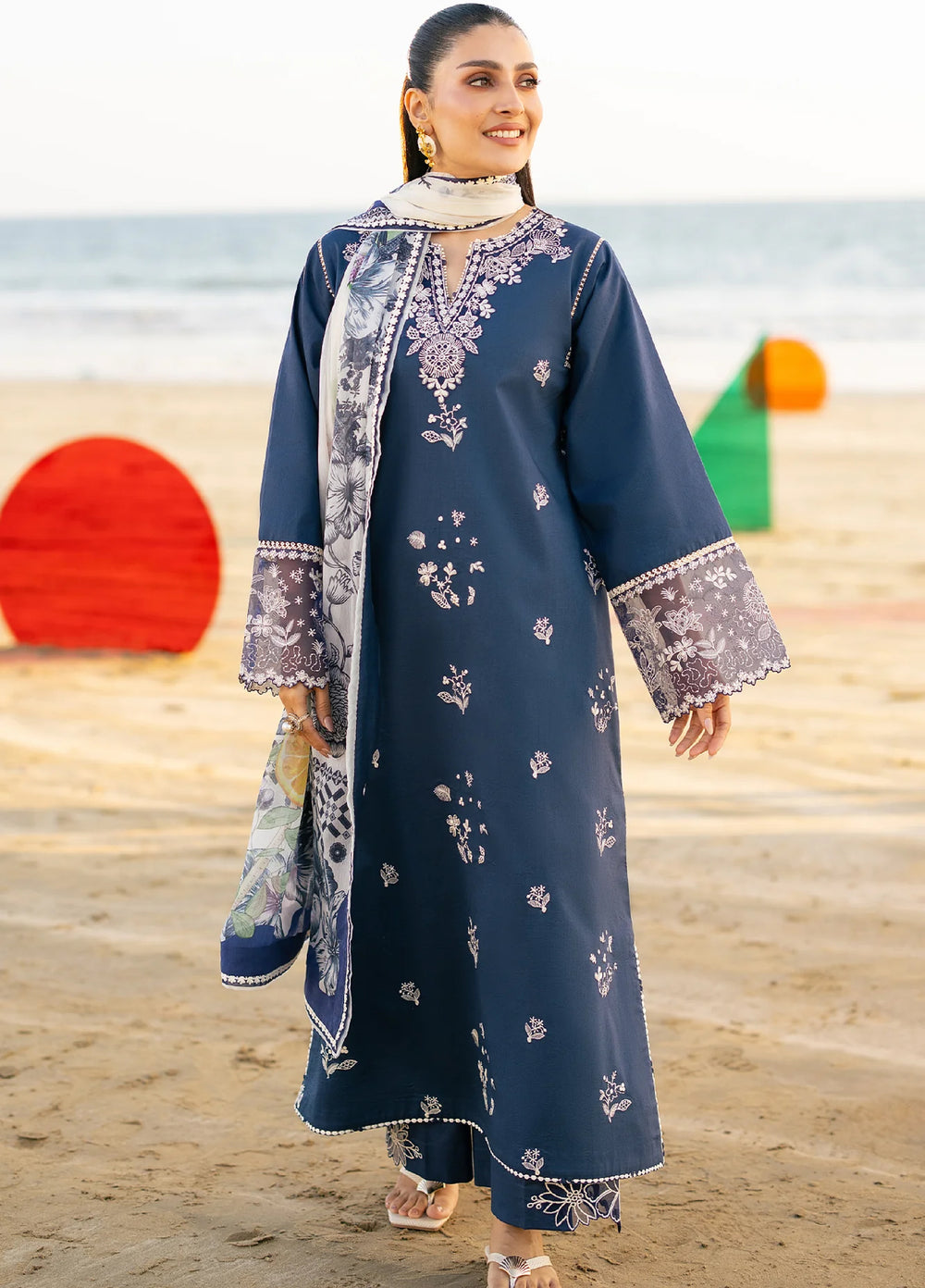 Afsanah by Seran Unstitched Embroidered Lawn 3 Piece Suit SN26UAVII D9-NAYLA - Summer Collection