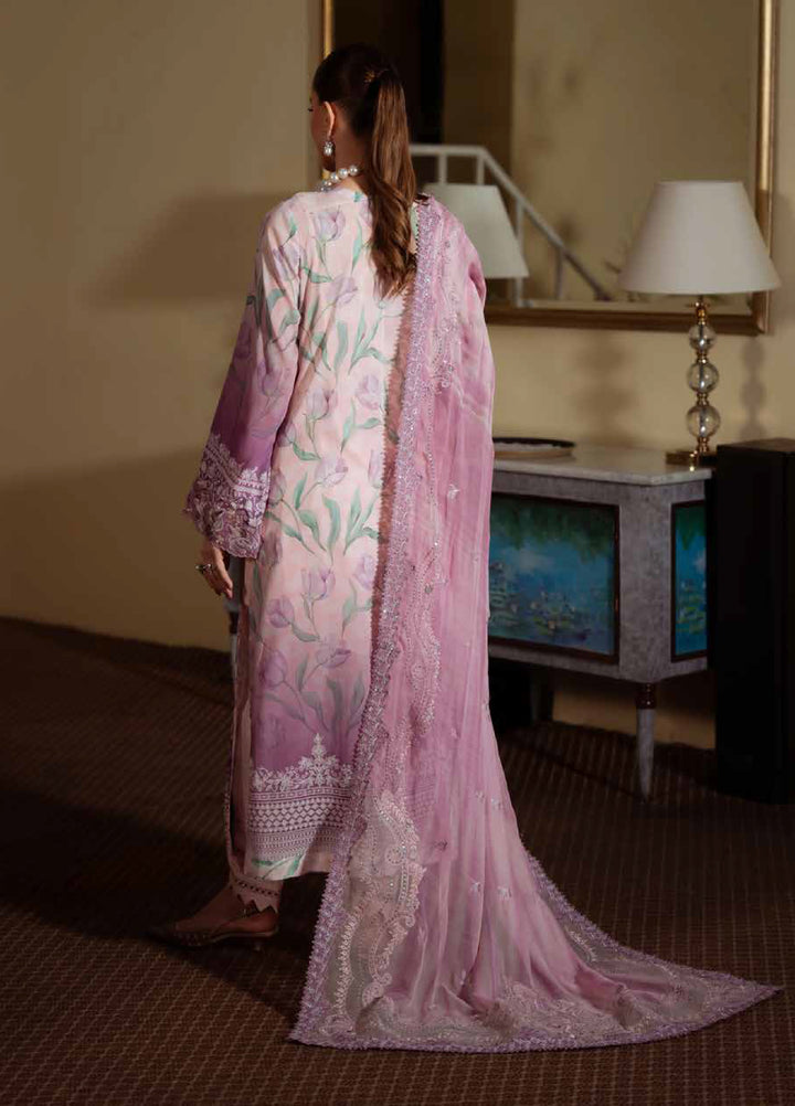 Maya by Nureh Unstitched Embroidered Swiss Lawn 3 Pcs Suit NU26UM NS-159 - Summer Collection