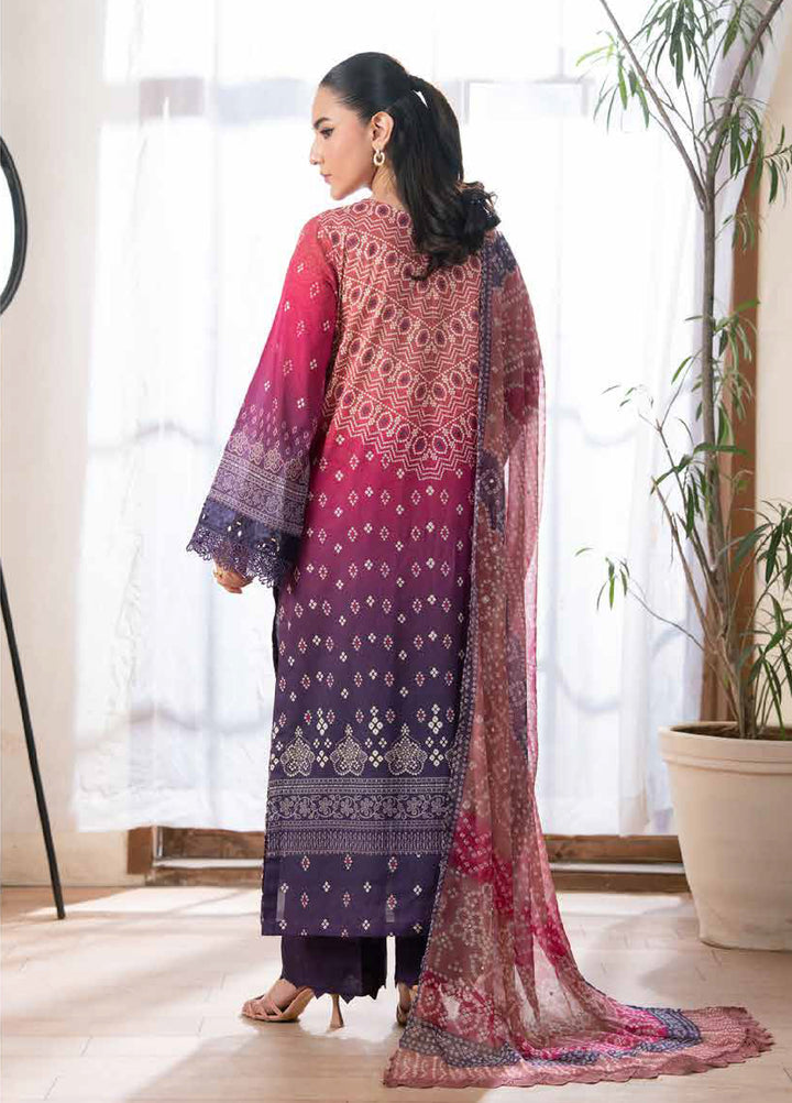 Daria Chunri by Nureh Unstitched Embroidered Lawn 3 Piece Suit NU26UDC DA-110 - Casual Collection