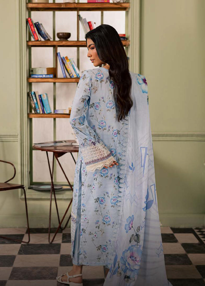 Daria by Riaz Arts Unstitched Embroidered Lawn 3 Piece Suit DA26UCT DA-62 - Summer Collection
