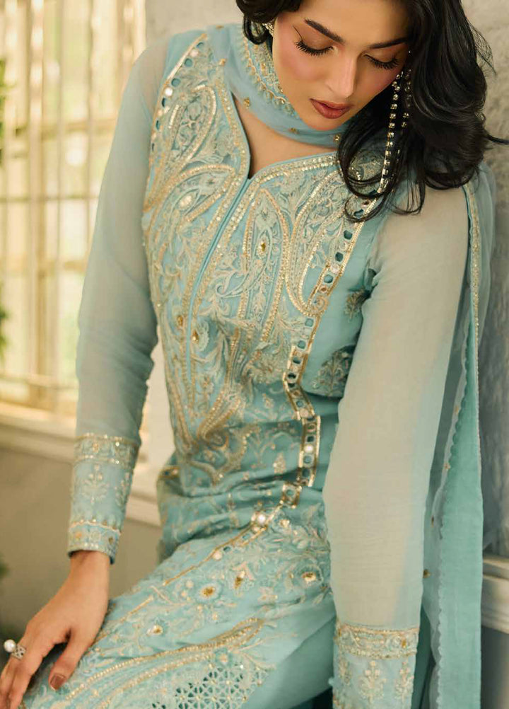 Celine by Charizma Unstitched Embroidered Chiffon 4 Piece Suit CHR26UC Celine CCE6-06 - Festive Collection