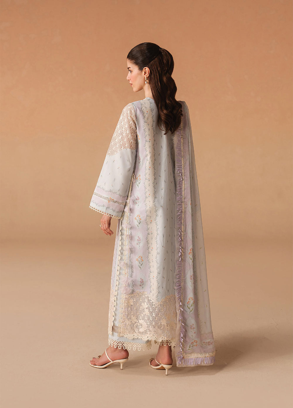Haze A Prints by Afrozeh Unstitched Printed Lawn 3 Piece Suit AF26UAP FWU-108 Sunnival Blue - Summer Collection