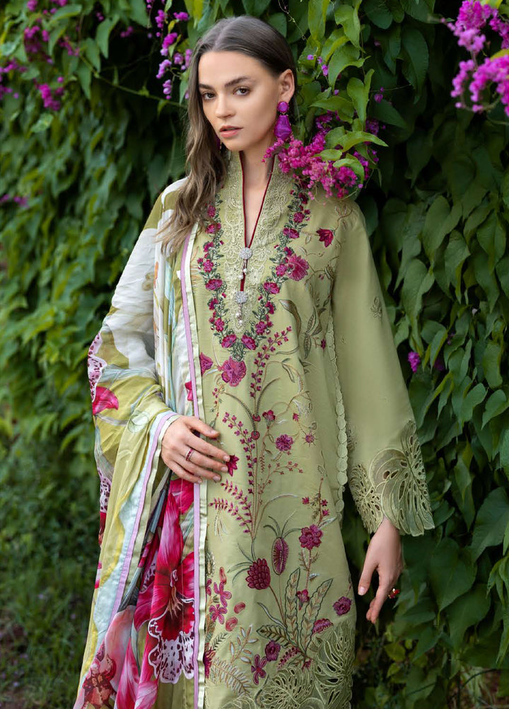 The Secret Garden by Mushq Hemline Unstitched Lawn 3 Piece Suit MU26USG D-14A Wildflower Waltz - Summer Collection